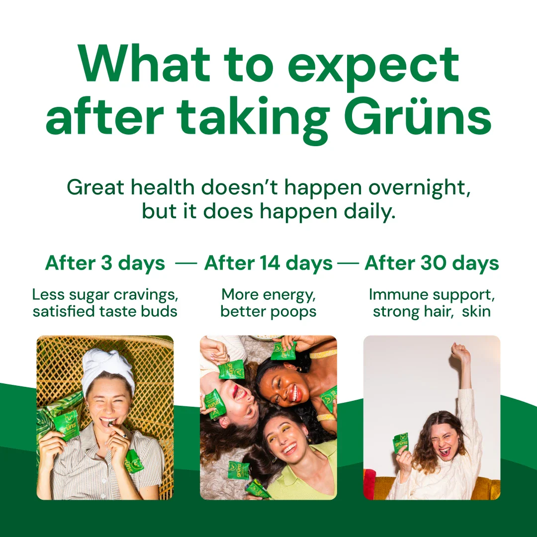 Grüns Superfood Gummies-Low Sugar